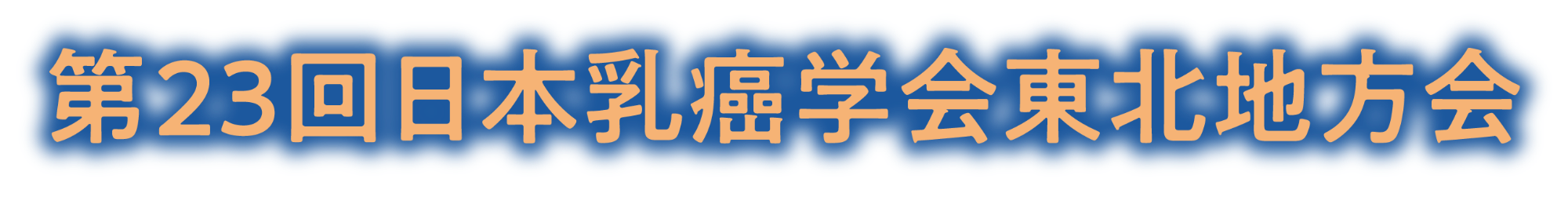 第23回日本乳癌学会東北地方会